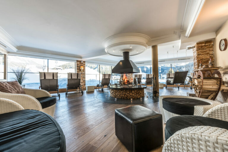 Hotel Schönruh Gerlos : Relaxe Spa - Kamin Louge