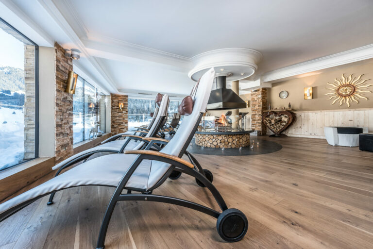 Hotel Schönruh Gerlos : Relaxe Spa - Kamin Louge