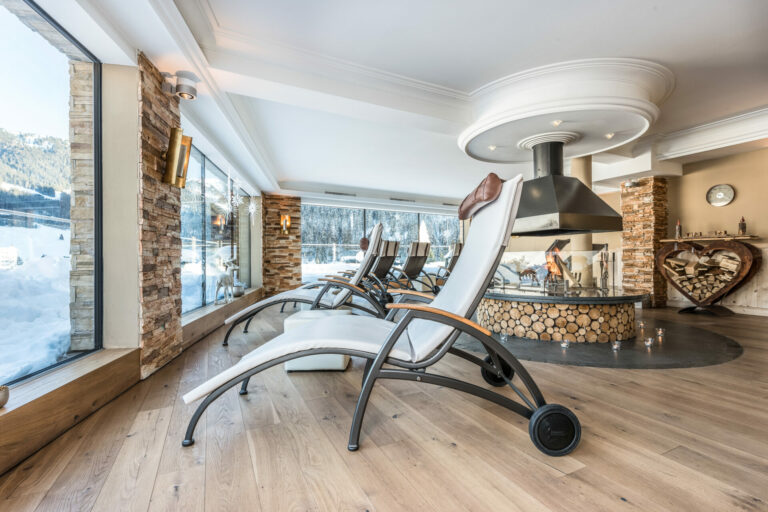 Hotel Schönruh Gerlos : Relaxe Spa - Kamin Louge
