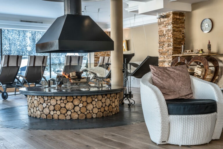 Hotel Schönruh Gerlos : Relaxe Spa - Kamin